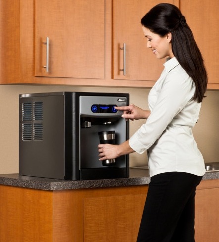 Girk Using Coffee Machine